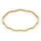 14 K Gold Filled ronde Connector, Wave, 17 x 1 mm, per stuk