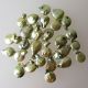  Muntvormige zoetwaterparel, licht groen, 5 x 20 mm, druppelvormig, topdrilled, per 10 stuks